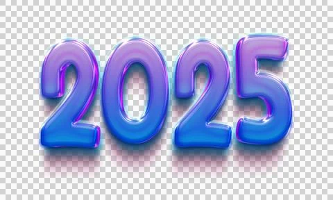 High-Tech 2025 Text Styles Stock-Illustration