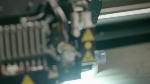 High tech 3D printer Stock Footage 87122295
