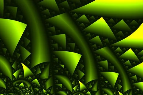 High tech abstract green technology modern background Stock Illustration
