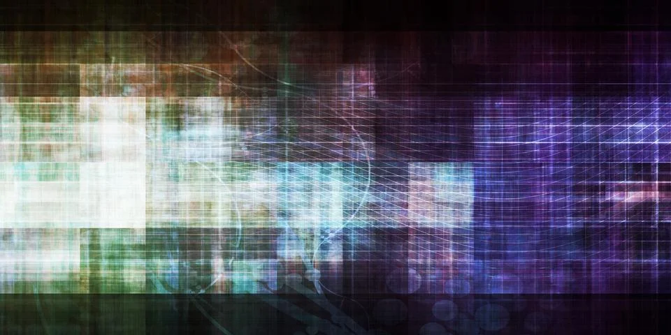 High Tech Abstract Stock Illustration