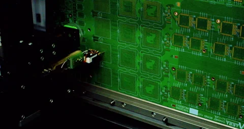 High-tech automated machine Stock Footage 332989859