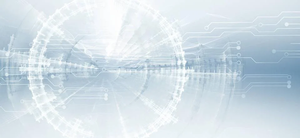 High tech background Abstract high tech background in white and gray tones... Stock Photos