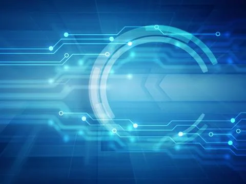 High tech background 스톡 일러스트