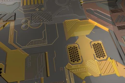 High tech background Stock Illustration