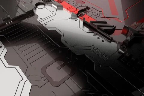 High tech background Stock Illustration