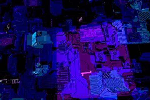 High tech background Stock Illustration