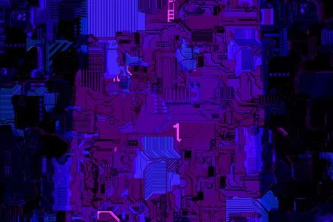 High tech background 스톡 일러스트
