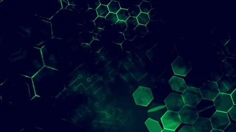 High tech background. Version 2 (with glow effect) Stock Footage 70775667