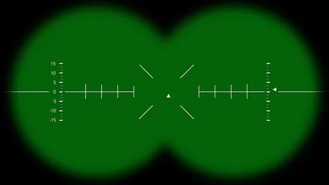 High-tech binoculars with alpha channel, night vision Stock Footage 85745236