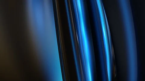 High-Tech Blue Architectural Curves for Cinematic Intros and Websites Stock Footage 334115189