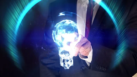 High-Tech Business Idea Stock Footage 263365248