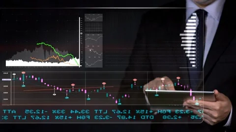 High Tech Business Screen Stock-Footage 200139572
