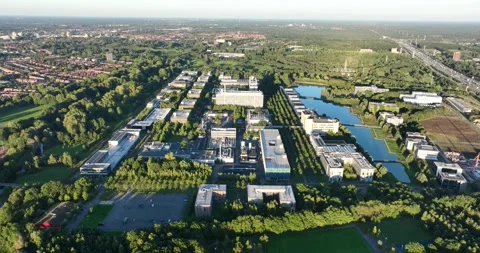 High Tech Campus Eindhoven, where science meets business. 스톡 동영상 256422315