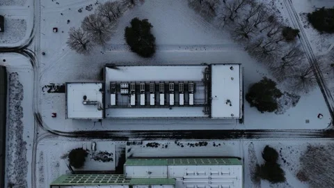 High Tech Campus Veldhoven Datacenter Winter Aerial 库存影片 327299474