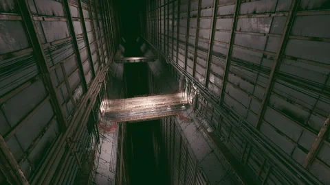 High tech cargo terminal on a vast space station 스톡 동영상 312571248