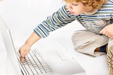 High tech child Stock Photos