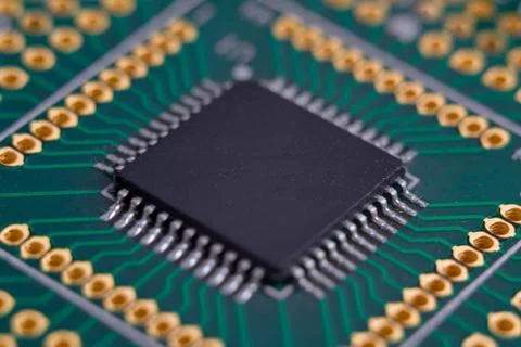 High-tech chip Foto stock