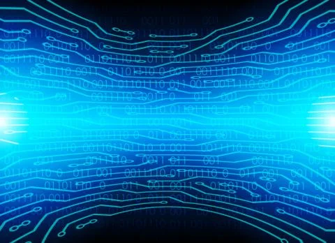 High-Tech Circuit Board Background, abstract technology background, vector il Stock Illustration