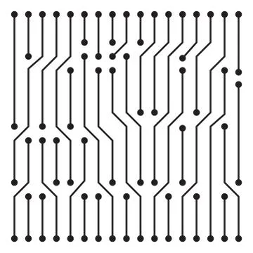 High tech circuit board texture beautiful banner wallpaper design illustratio Illustrazione stock