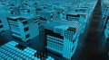 High tech circuit machine futuristic sci-fi LED electric light matrix scrolling 4k or 4k+ Resolution