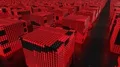 High tech circuit machine futuristic sci-fi LED electric light matrix scrolling 4k or 4k+ Resolution