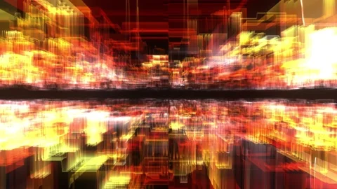 High Tech City Background 스톡 동영상 179771541