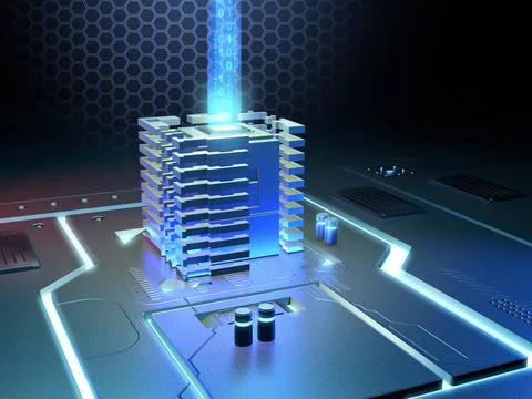 High tech components Some high tech components used to process data. Digit... Stock Photos