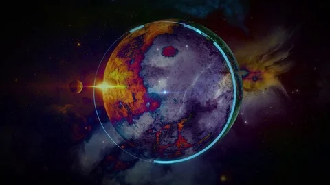 High tech computer background, abstract futuristic background. Stock Footage 77901302