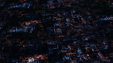 High Tech Computer Circuit Board Loop Stock Footage 170305729