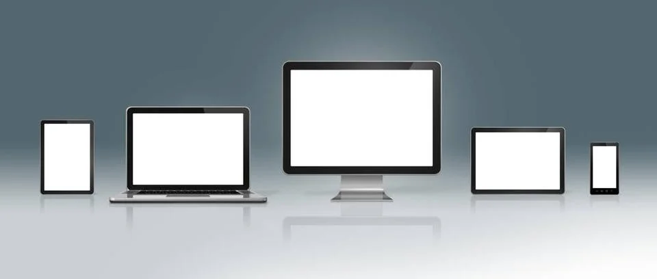 High Tech Computer Set on a deep grey background High Tech Computer Set on... Foto stock