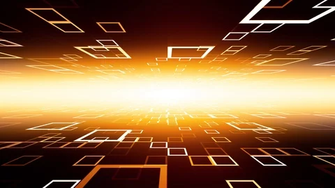 High Tech Data Tunnel Stock Footage 91054646