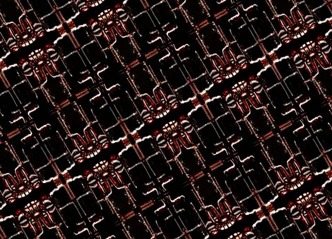 High Tech Decorative Pattern Stock Illustration