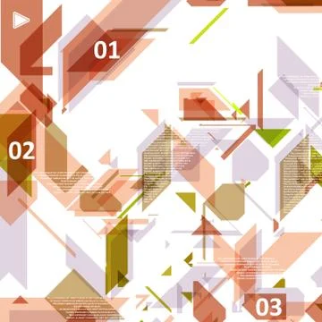 High Tech design for infographics Illustrazione stock