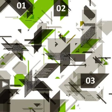 High Tech design for infographics Illustrazione stock