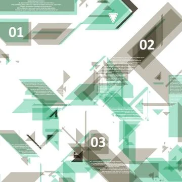 High Tech design for infographics Stock Illustration