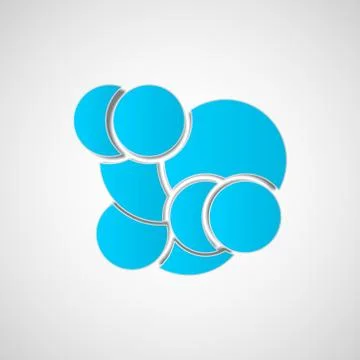 High Tech design for science 스톡 일러스트