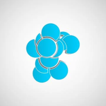 High Tech design for science Illustrazione stock