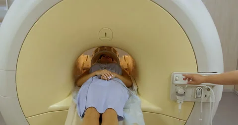 High-tech Diagnostics at Center for Magnetic Resonance Research Comes to End Stock Footage 136738353