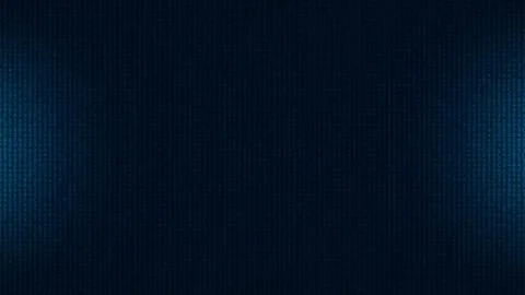 High tech digital matrix binary code falling. The matrix style binary code イラスト素材