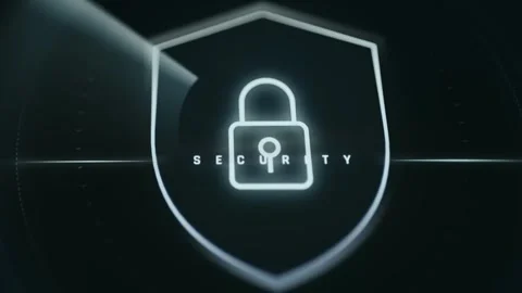 High Tech Display of Firewall IP Filtering Dashboard in an - Secure Dashboard Stock Footage 336974800