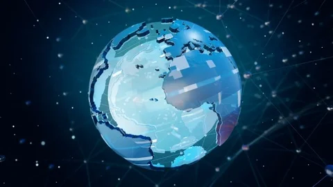 High Tech Earth Stock Footage 72398933