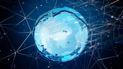 High Tech Earth Stock Footage 72398945