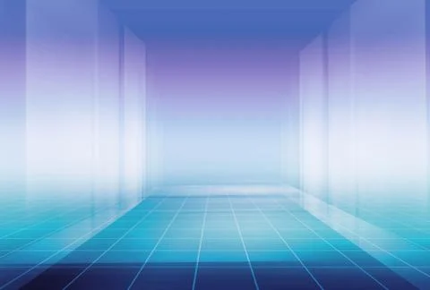 High tech  Enclosed Studio Background Concept Series イラスト素材