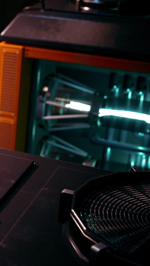 High tech equipment is in use inside a modern scientific laboratory area Stock Footage 339770624