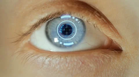 High Tech Eye. Stock Footage 21225206