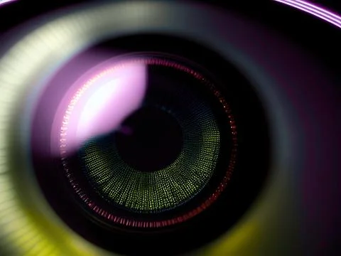 High tech eye Stock Illustration