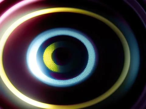 High tech eye Stock Illustration