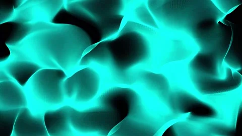 High tech field with glow particles form lines and surface waves. Digital wave Stock Footage 237593218