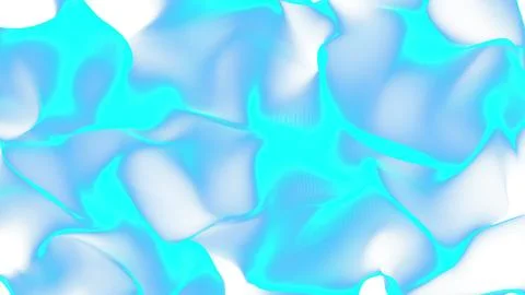 High tech field with glow particles form lines and surface waves. Digital w.. Stockillustratie