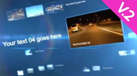 High Tech Flying Display (V.2) - After Effects Template After Effects stock